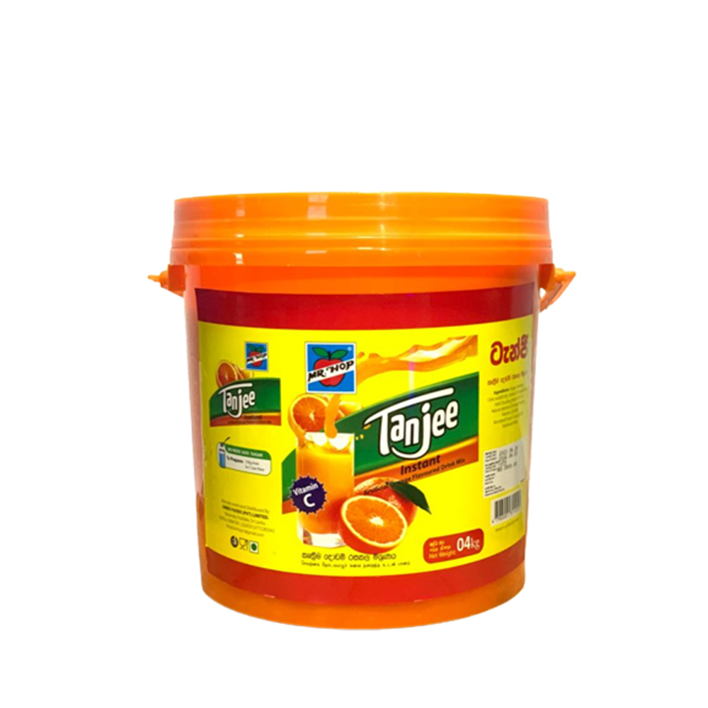 Tanjee Instant Orange Flavoured Drink Mix - 4kg